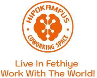 Seaside coworking and virtual office in Fethiye. Logo inspired by the brain's hippocampus.