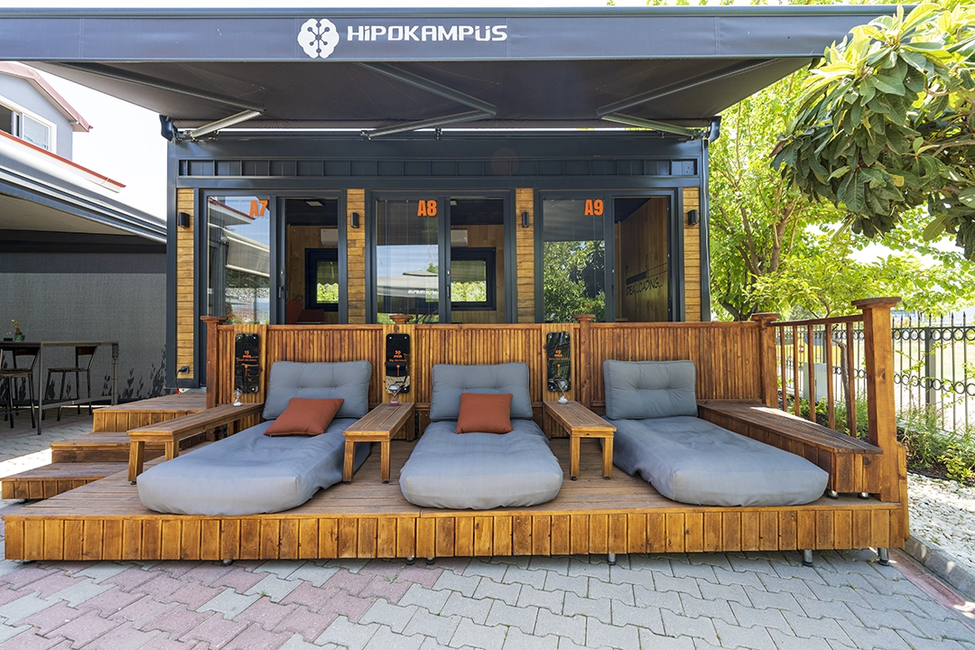 Fethiye Hipokampus'ta mobil bahçe zoom odasıyla, doğa içinde online toplantılarınızı gerçekleştirin!